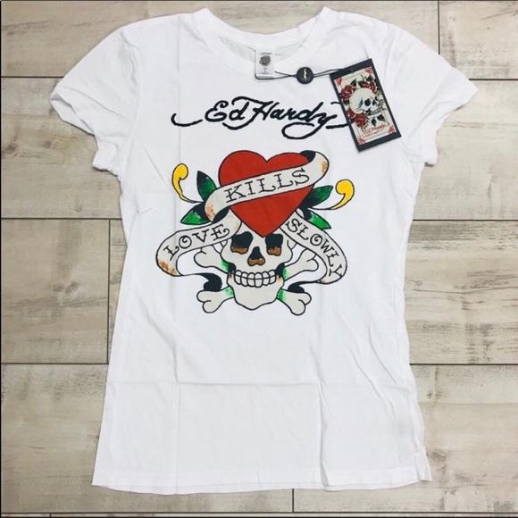 Ed Hardy T-shirts “Love Kills” - Picture 3 of 5
